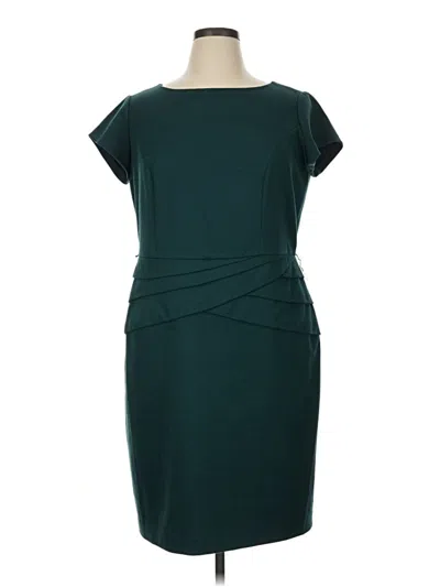 Pre-owned Jones Studio Cocktail Dress In Teal