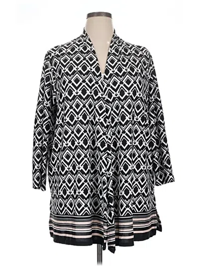 Pre-owned Jones Studio Kimono In Black