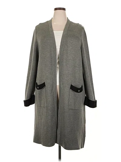 Pre-owned Jones Studio Kimono In Gray
