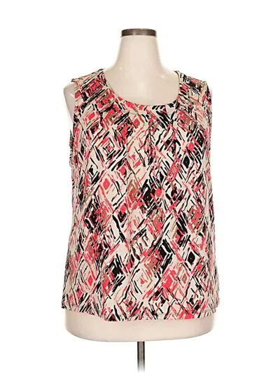 Pre-owned Jones Studio Sleeveless Blouse In Black