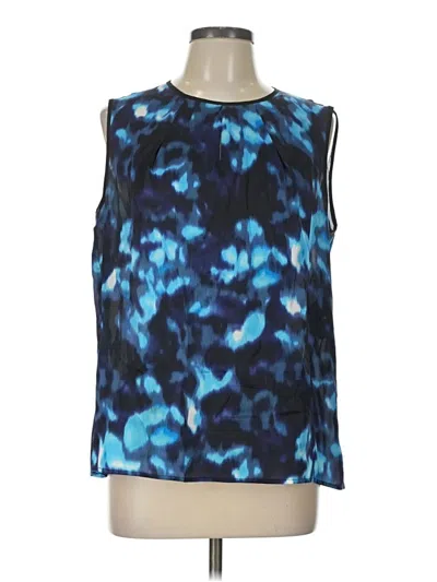 Pre-owned Jones Studio Sleeveless Blouse In Blue