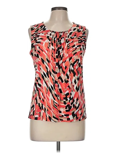 Pre-owned Jones Studio Sleeveless Blouse In Orange