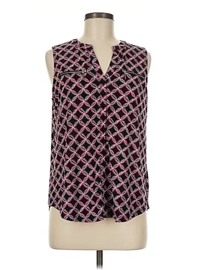 Pre-owned Jones Studio Sleeveless Blouse In Pink