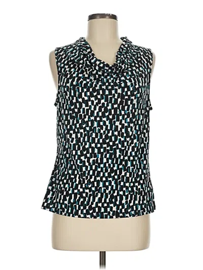 Pre-owned Jones Studio Sleeveless Blouse In Teal