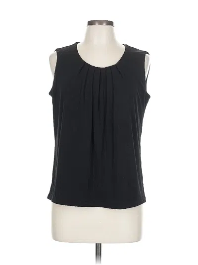Pre-owned Jones Studio Sleeveless T-shirt In Black