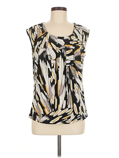 Pre-owned Jones Studio Sleeveless T-shirt In Gold