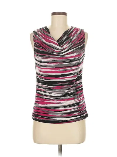 Pre-owned Jones Studio Tank Top Pink Cowl Neck Tops