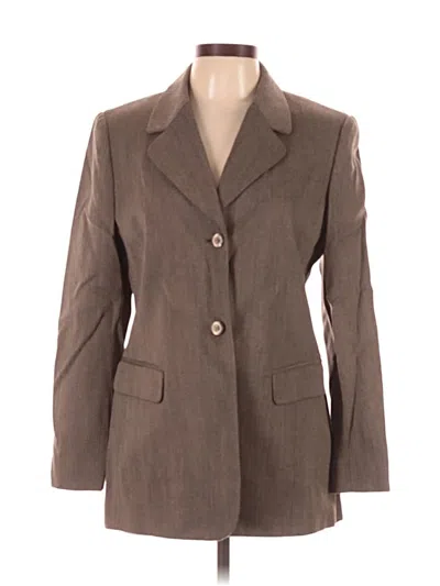 Pre-owned Jones Wear Blazer Jacket In Brown