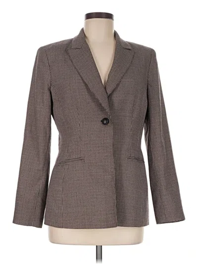 Pre-owned Jones Wear Blazer Jacket In Brown