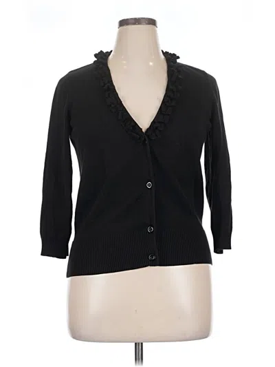 Pre-owned Jones Wear Cardigan Sweater In Black