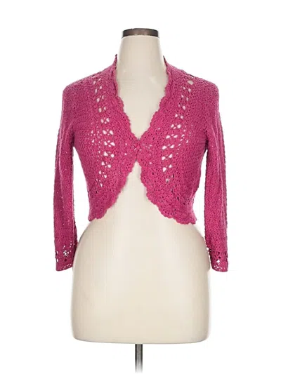 Pre-owned Jones Wear Cardigan Sweater In Pink