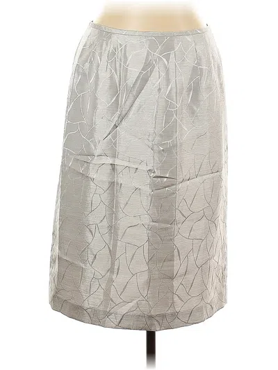Pre-owned Jones Wear Formal Skirt In Gray