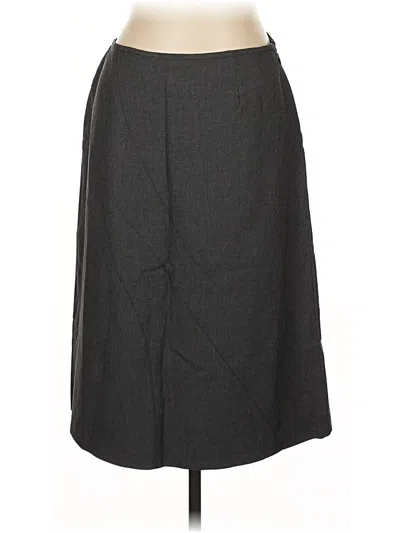 Pre-owned Jones Wear Formal Skirt In Gray