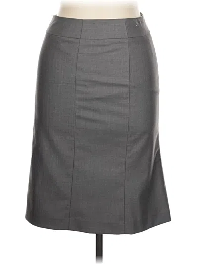 Pre-owned Jones Wear Formal Skirt In Gray
