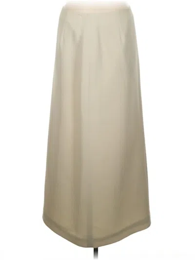 Pre-owned Jones Wear Formal Skirt In White