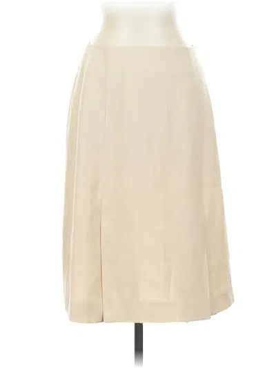 Pre-owned Jones Wear Formal Skirt In Yellow
