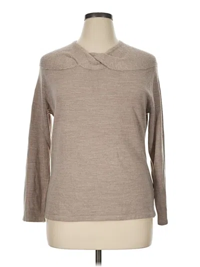 Pre-owned Jones Wear Pullover Sweater In Tan