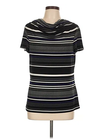 Pre-owned Jones Wear Short Sleeve Turtleneck In Black