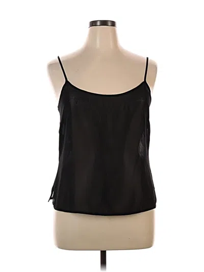 Pre-owned Jones Wear Sleeveless Blouse In Black