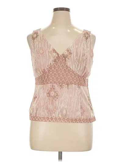 Pre-owned Jones Wear Sleeveless Blouse In Pink