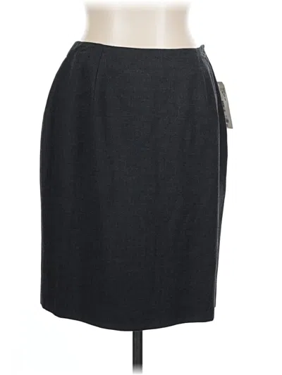 Jones Wear Wool Skirt In Gray