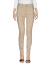Jonny-q Woman Jeans Beige Size 32 Cotton, Polyester, Elastane