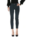 Jonny-q Woman Pants Deep Teal Size 36 Cotton, T-400 Fiber, Elastane In Green