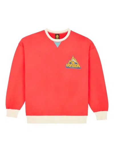 Jonsen Island Gustavo Logo-print Sweatshirt In Red
