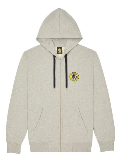 Jonsen Island Zipped Hoodie In Gray