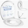 Jool Baby Quick Flip Toilet Seat In White Round
