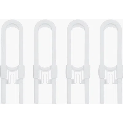 Jool Baby Sliding Cabinet Locks In White 8 Pack