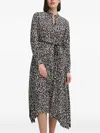 Joop Abstract-print Midi Dress In Multi