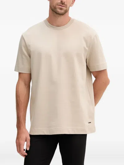 Joop Achilleas Logo-plaque T-shirt In Neutral