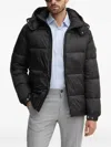 Joop Ambro Quilted Hooded Jacket In Black