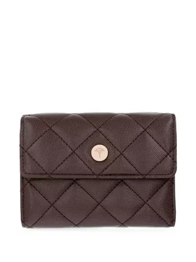 Joop Bellagio Cosma Quilted Leather Wallet In Brown