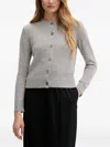 Joop Button-down Cardigan In Gray