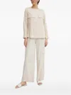 Joop Button-fastening Blouse In Neutral