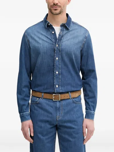 Joop Button-fastening Shirt In Blue