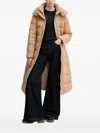 Joop Cassandra Belted-padded Coat In Animal Print