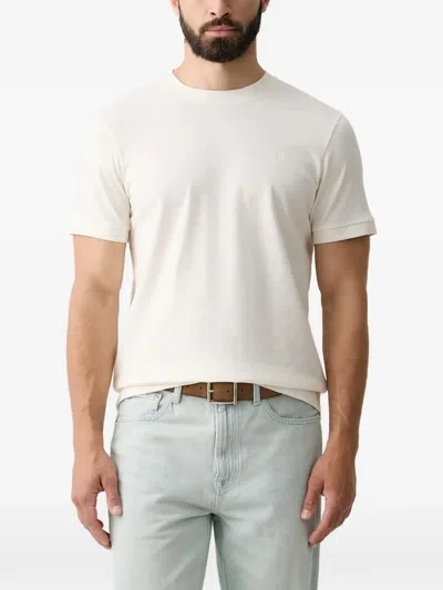 Joop Check-pattern Logo-embroidered T-shirt In Multi