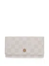Joop Check-pattern Logo-plaque Wallet In Neutral