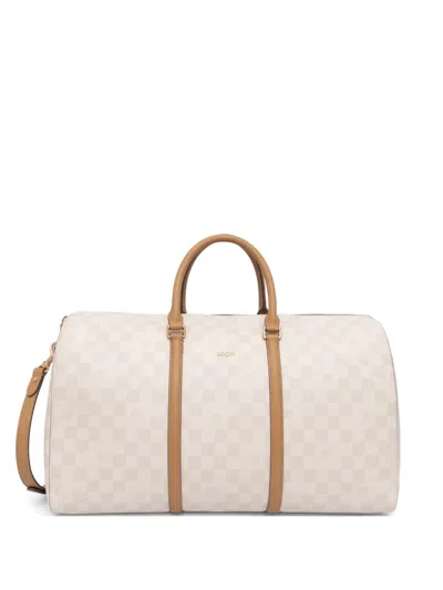 Joop Check-pattern Top-handle Luggage In Pink