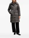 Joop Constance Quilted-design Coat In Black
