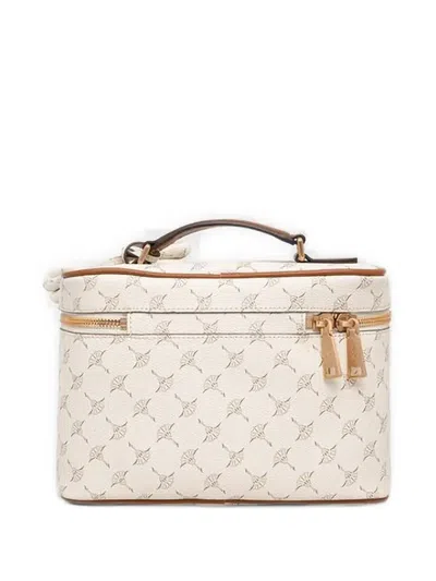 Joop Cortina Logo-print Makeup Bag In White
