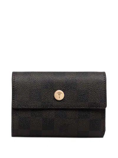 Joop Cosma Check-pattern Wallet In Black