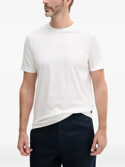 Joop Cosmo Logo-embroidered T-shirt In White