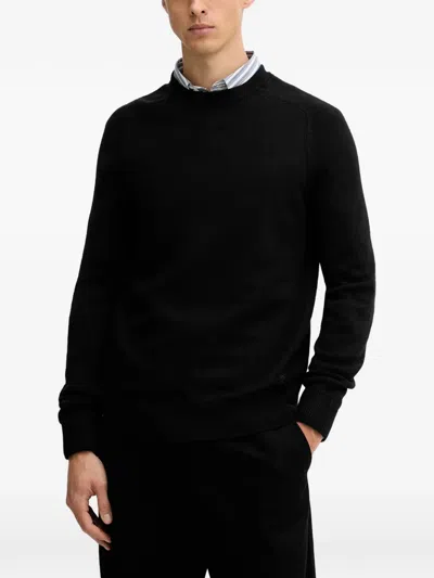 Joop Crew Neck Sweater In Black