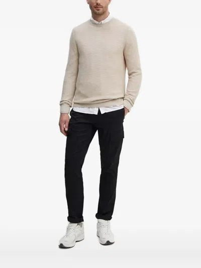 Joop Crew-neck Sweater In White