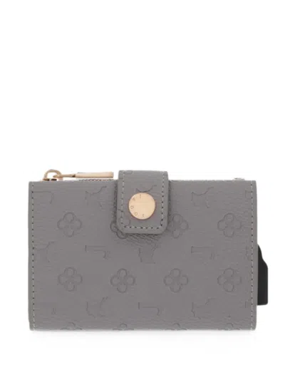 Joop Decoro Edition C-four Logo-embossed Bifold Wallet In Gray