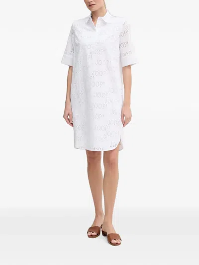 Joop Deria Mini Dress In White